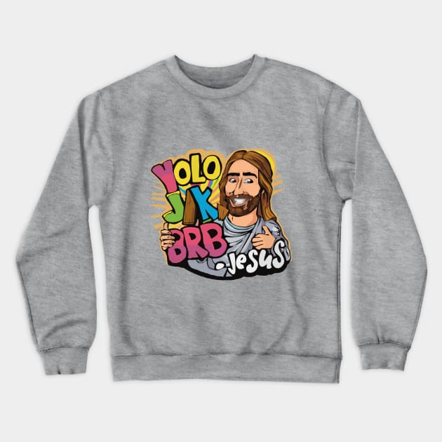 yolo jk brk Jesus Crewneck Sweatshirt by Roocolonia